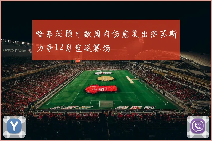 哈弗茨预计数周内伤愈复出热苏斯力争12月重返赛场